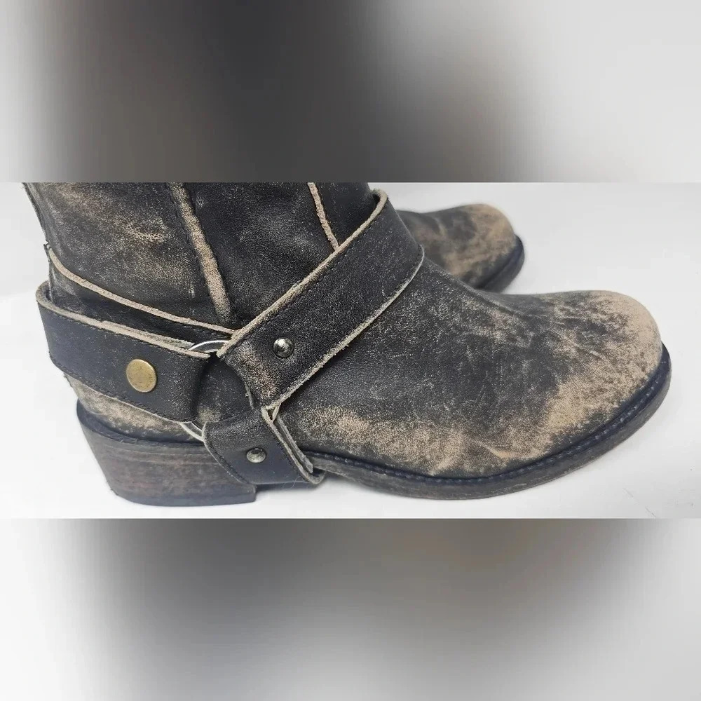Circle G By Corral P5099  WMNS Distressed Leather Harness Riding Boots Size 5.5 - Picture 7 of 15
